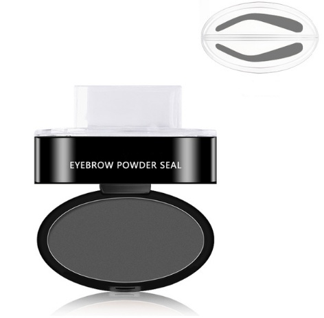 Eyebrow Powder Stamp Tint Stencil Kit Cosmetics Professional Makeup Waterproof Eye Brow Stamp Lift Eyebrow Enhancers Stencil Kit - Image 10