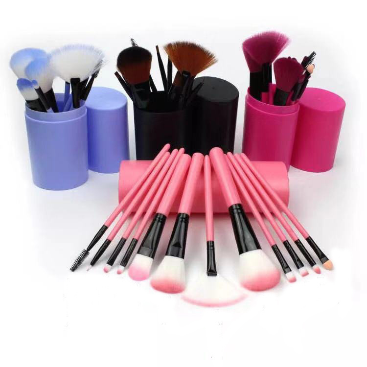 12pcs Makeup Brush Set Blush Eyeshadow Eyelash Highlighter Makeup Brush - Image 2