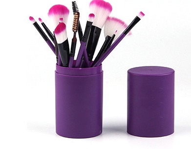 12pcs Makeup Brush Set Blush Eyeshadow Eyelash Highlighter Makeup Brush - Image 7