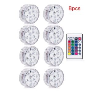 Light round candle lamp, LED for battery submersible lamp, waterproof candle lamp, decorative electronic candle lamp