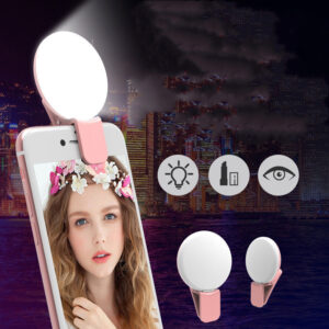 Mini Fill Light For Beauty Selfie Round Live Clip External LEDmini Small Q Mobile Phone Selfie Fill Light