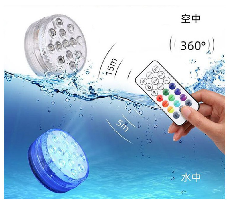 Led Beads Submersible Light Waterproof Underwater Lamp For Garden Swimming Pool Fountain Spa Party Bathroom Remote Control - Image 3