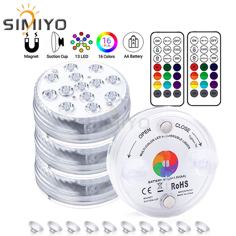 Led Beads Submersible Light Waterproof Underwater Lamp For Garden Swimming Pool Fountain Spa Party Bathroom Remote Control - Image 4