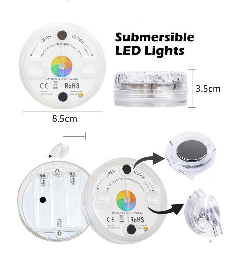 Led Beads Submersible Light Waterproof Underwater Lamp For Garden Swimming Pool Fountain Spa Party Bathroom Remote Control - Image 6