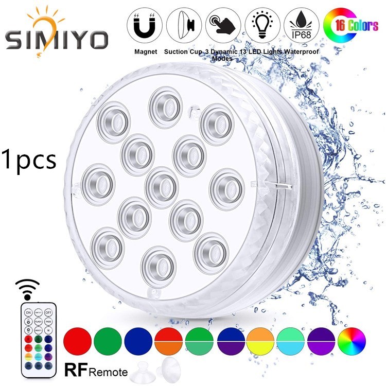 Led Beads Submersible Light Waterproof Underwater Lamp For Garden Swimming Pool Fountain Spa Party Bathroom Remote Control - Image 7