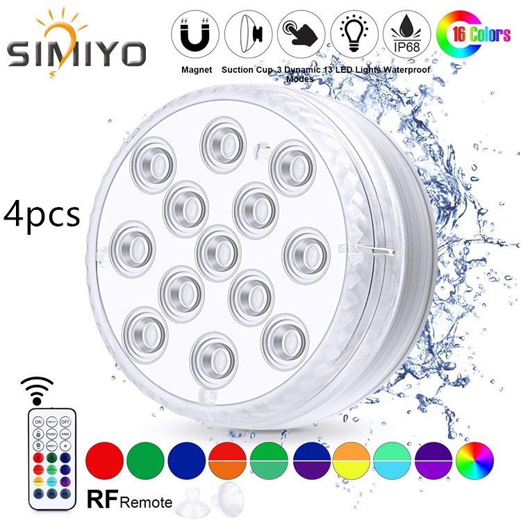 Led Beads Submersible Light Waterproof Underwater Lamp For Garden Swimming Pool Fountain Spa Party Bathroom Remote Control - Image 9