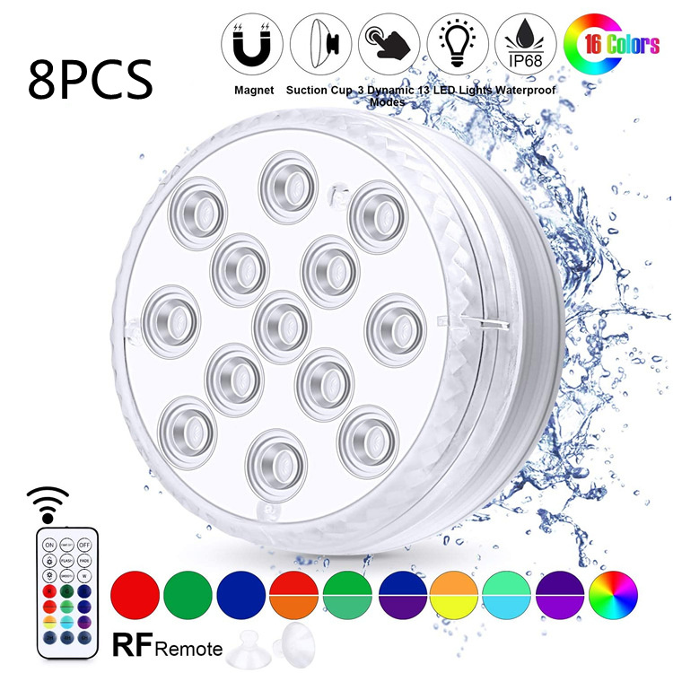 Led Beads Submersible Light Waterproof Underwater Lamp For Garden Swimming Pool Fountain Spa Party Bathroom Remote Control - Image 10