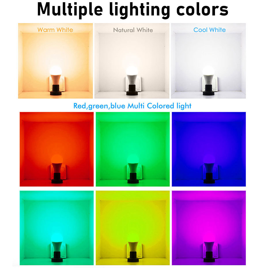Explosive WiFi Smart Bulb Color Tone Voice Control Bulb - Image 2