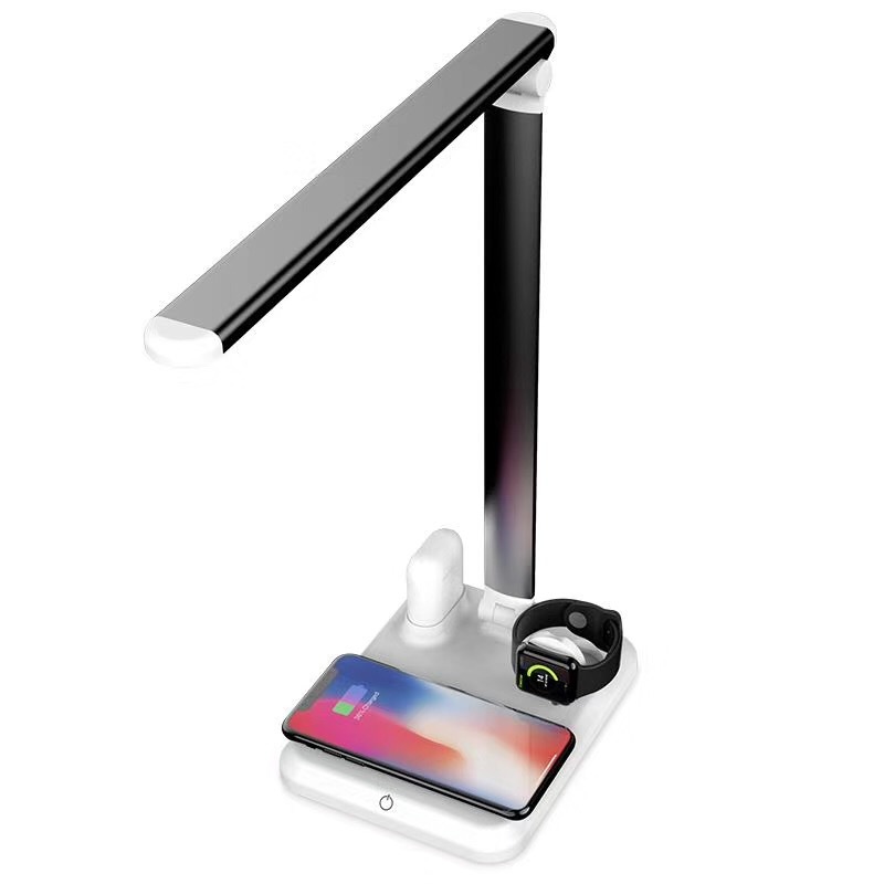 4 in 1 LED Desk Lamp Light Wireless Charger