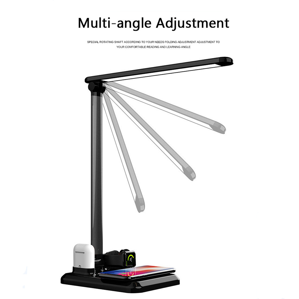 4 in 1 LED Desk Lamp Light Wireless Charger - Image 4