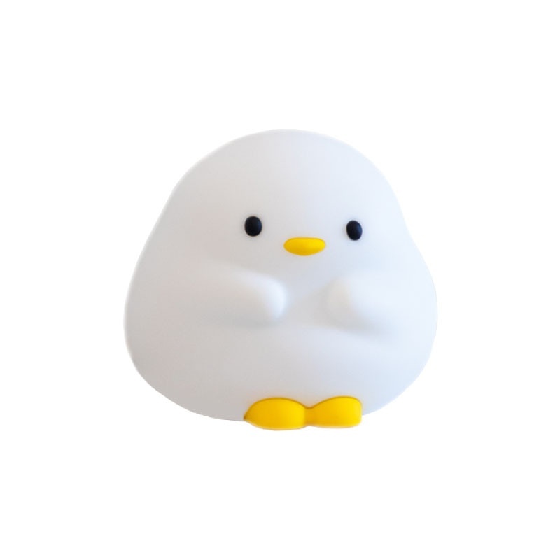 Cute Duck LED Night Lamp Cartoon Silicone USB Rechargeable Sleeping Light Touch Sensor Timing Bedroom Bedside Lamp For Kid Gift Home Decor - Image 8