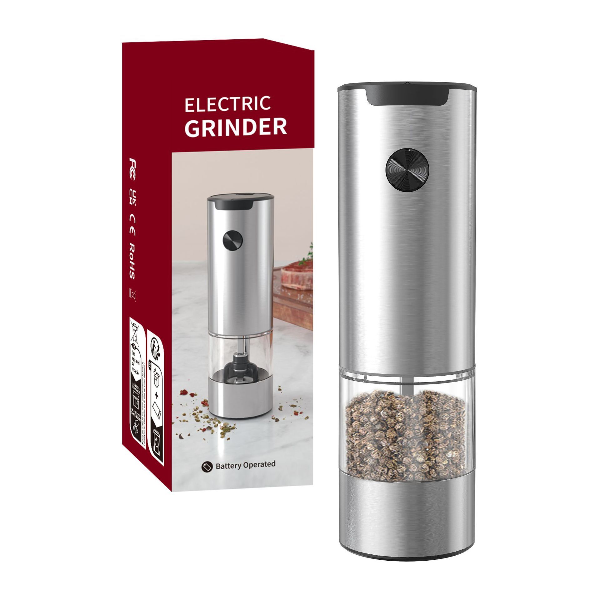 Ground Black Pepper Electric Grinder - Image 4