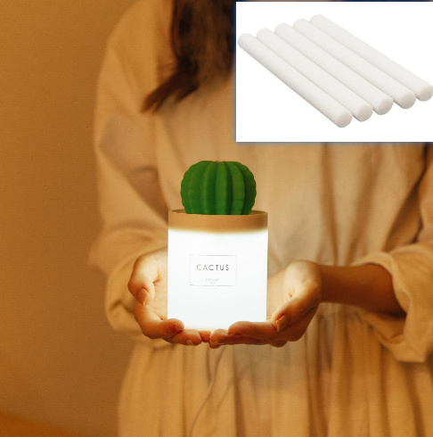 Air Humidifier Soft LED Light Cactus Ultrasonic Aroma Essential Oil Diffuser For Home Car USB Mini Air Purifier - Image 7