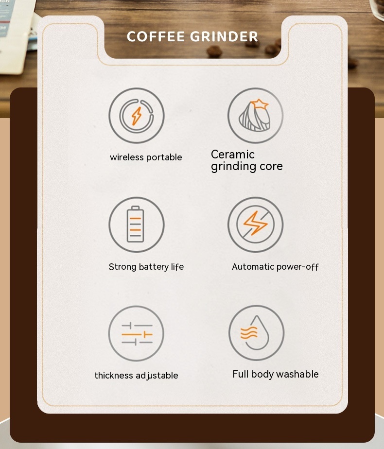 Electric Coffee Grinder Household Small Automatic - Image 9