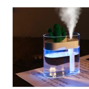 Transparent Landscape Cactus Portable Humidifier