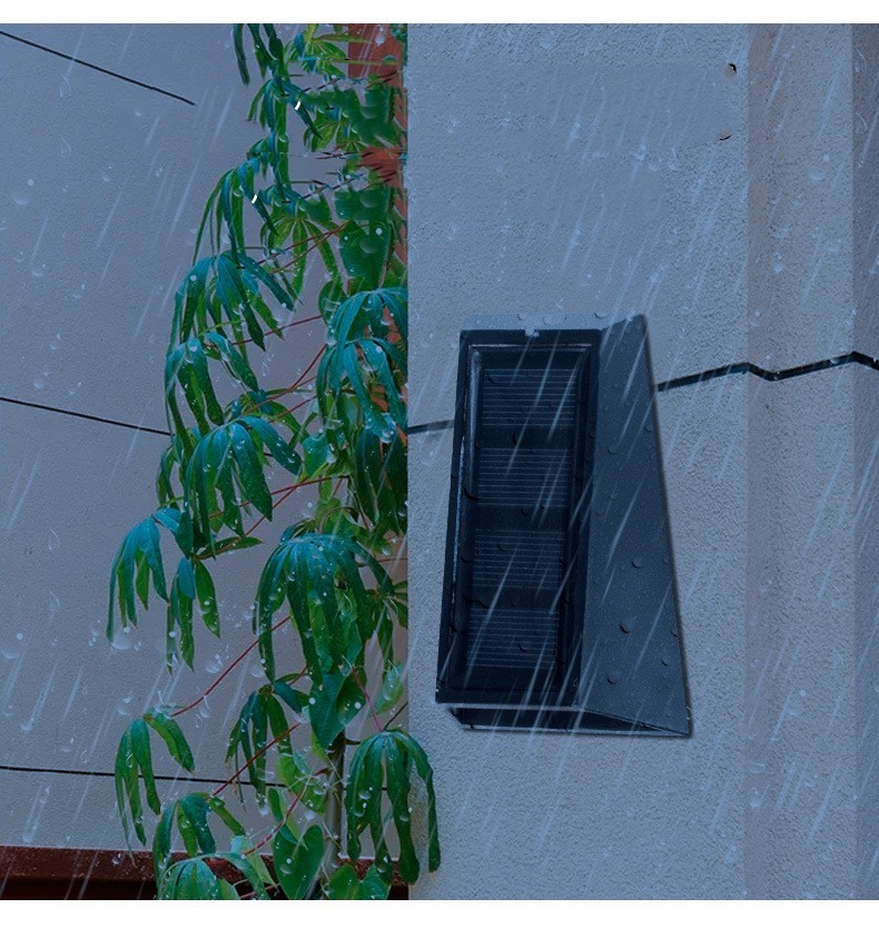 Solar Garden Courtyard Household Waterproof Up And Down Glow Outdoor Decoration Wall Lights - Image 2