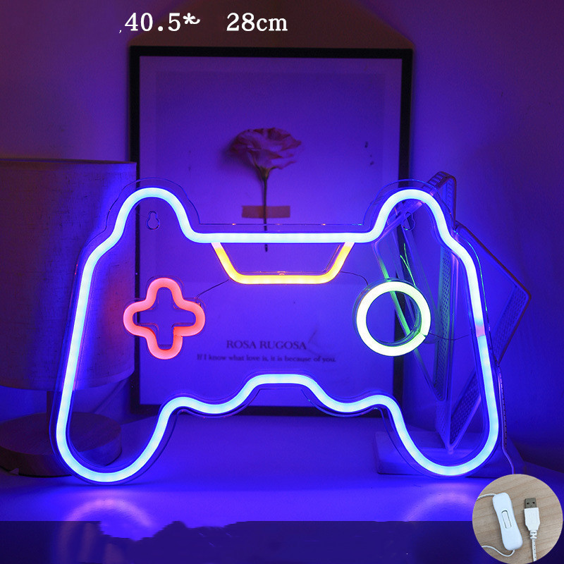 Led Creative Lighting Pendant Uppercase And Lowercase Dream Acrylic Backboard Neon Light - Image 7