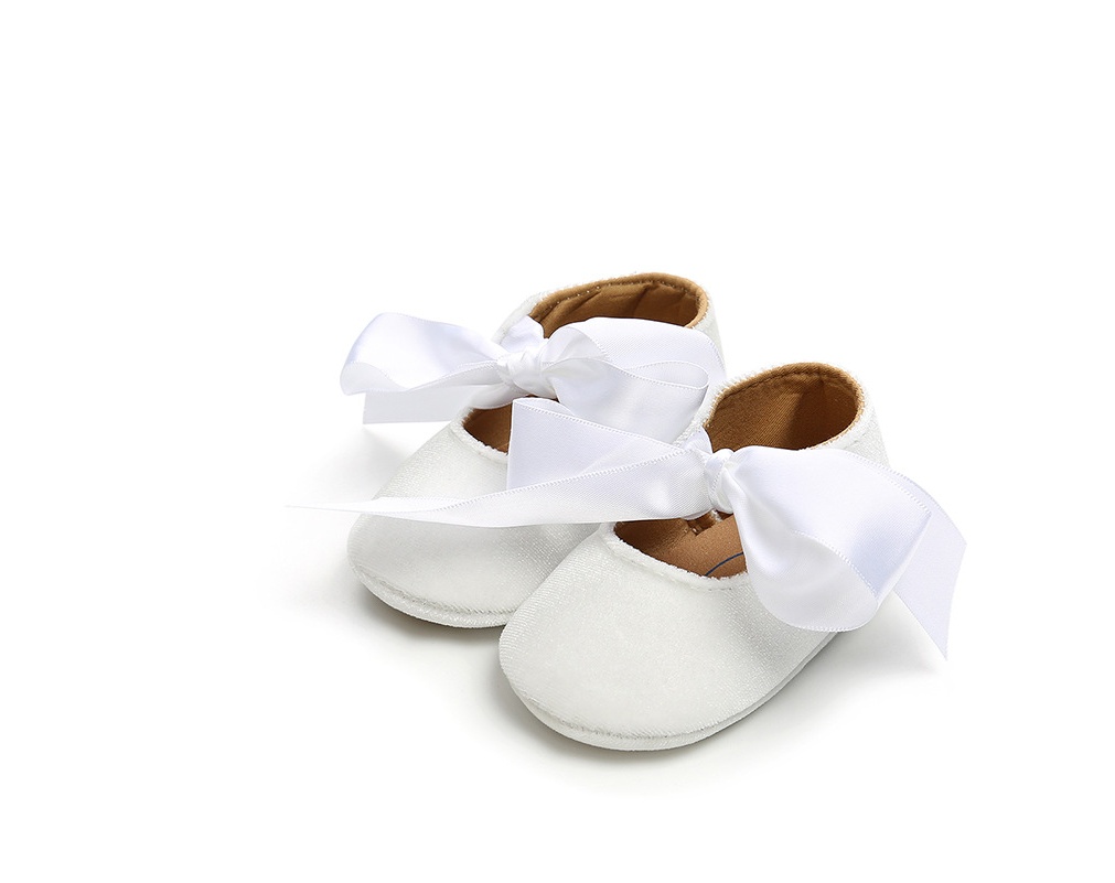 Ribbon Spring and Autumn Baby Princess Shoes Baby Shoes Soft Slip Toddler Shoes Baby Shoes - Image 8