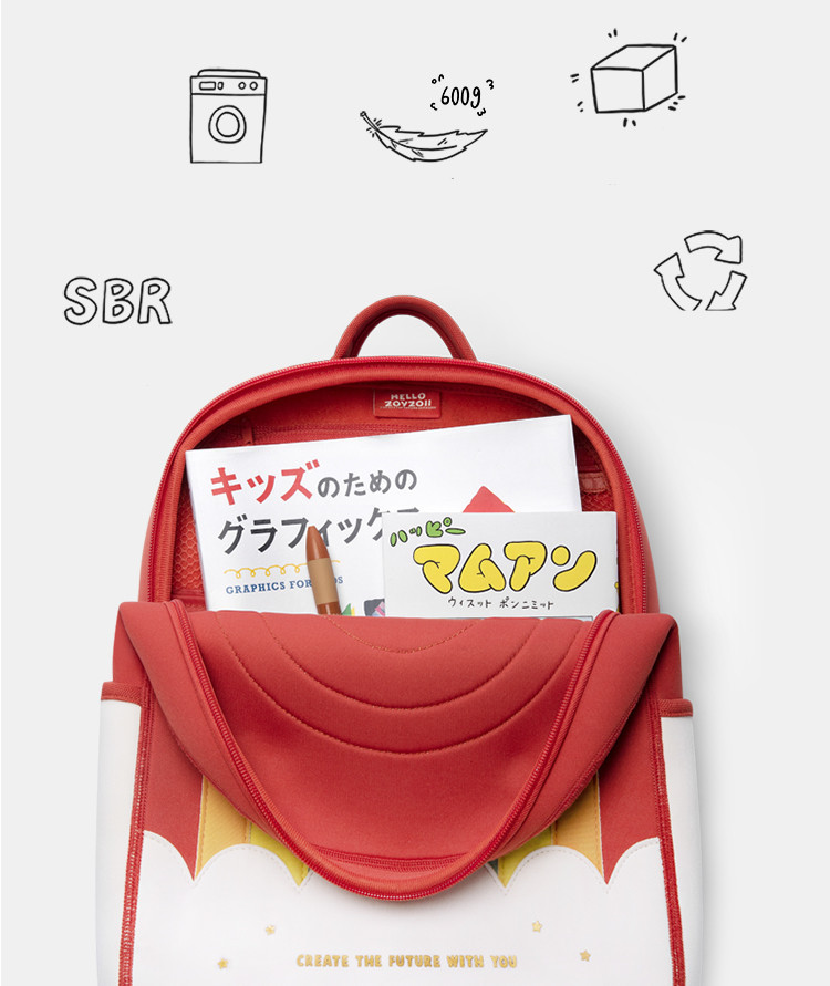 Children's Schoolbag Spine Care Cute - Image 2