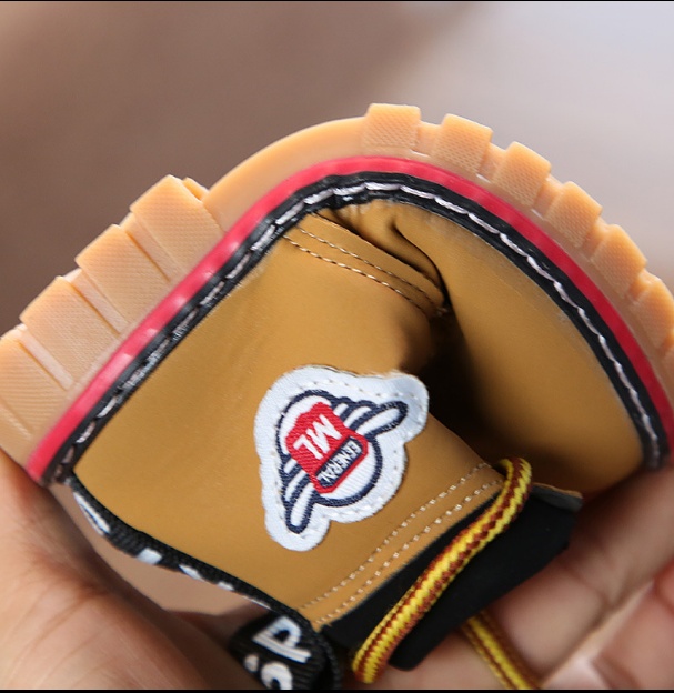 Baby cotton shoes autumn and winter new female treasure 1-3 years old 2 warm plus velvet children Martin boots boys winter shoes tide - Image 2