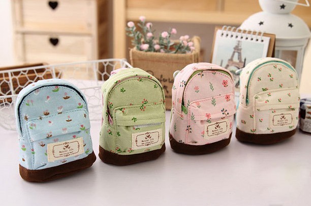 The supply of Korean pastoral small Suihua mini small bags hasp cute fashion change key bag - Image 2