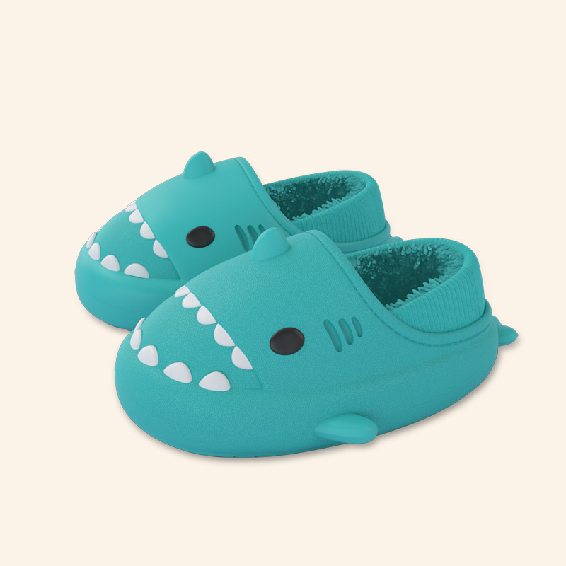 Three-dimensional Cartoon Shark Children Eva Slippers - Image 9