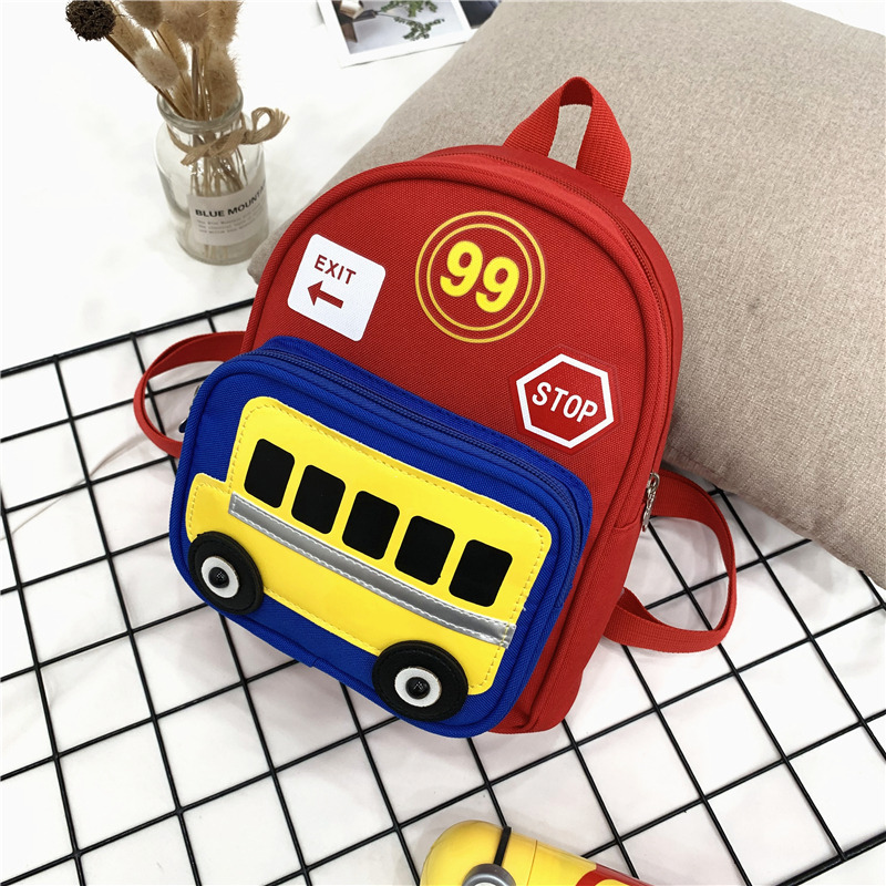 Heopono Durable Nice Little Children School Book Bag Small Boys Girls Cartoon Cute Mini Funny Back to School Backpack for Kids - Image 4