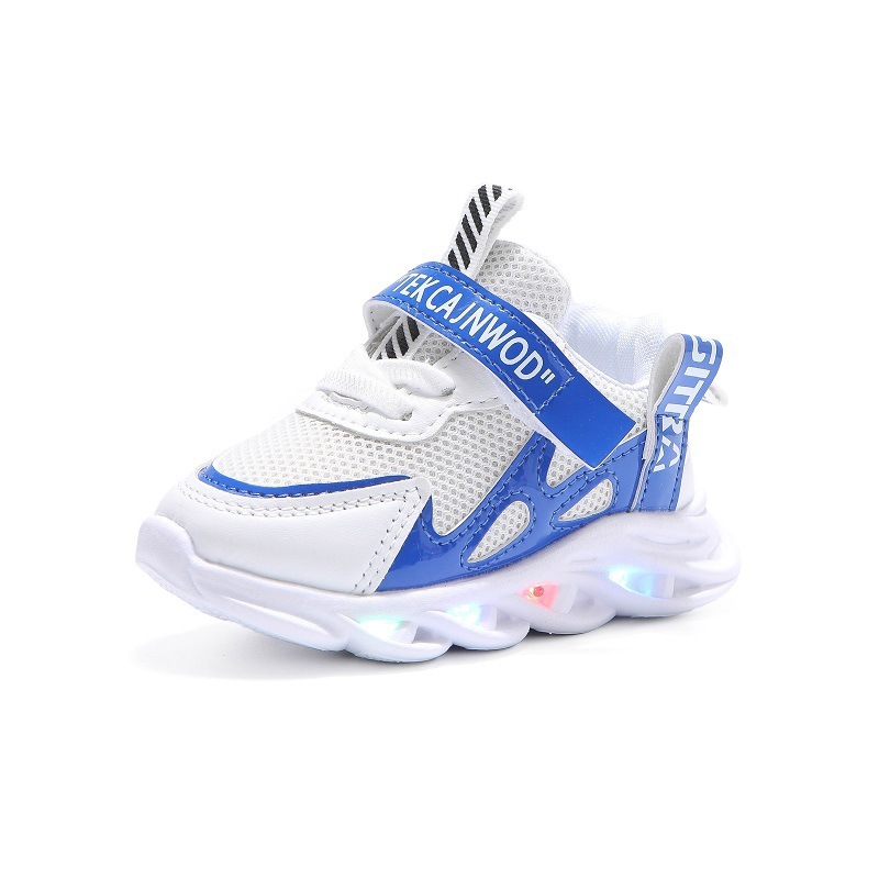 Children's Alphabet Webbing Mesh Breathable Kids Luminous Shoes Casual Sports Shoes - Image 2