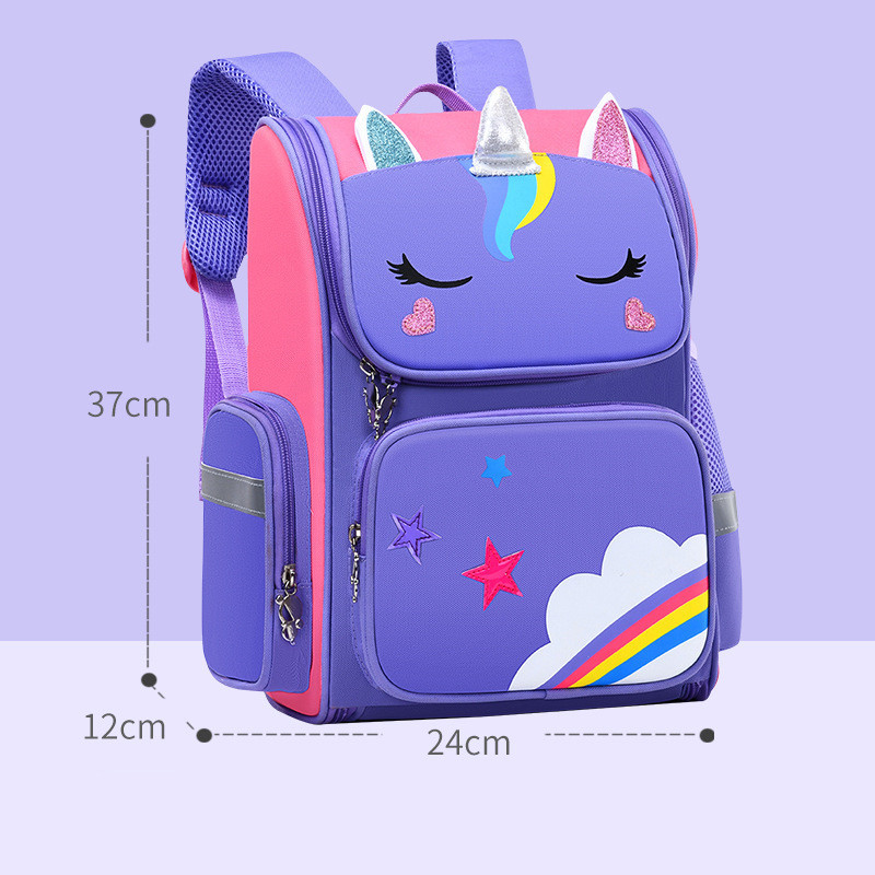 Childrens School Bags Primary School Students Grades 1 to 6 Printing - Image 5