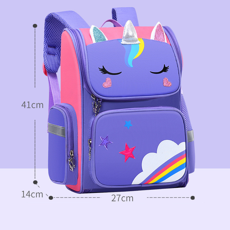Childrens School Bags Primary School Students Grades 1 to 6 Printing - Image 6