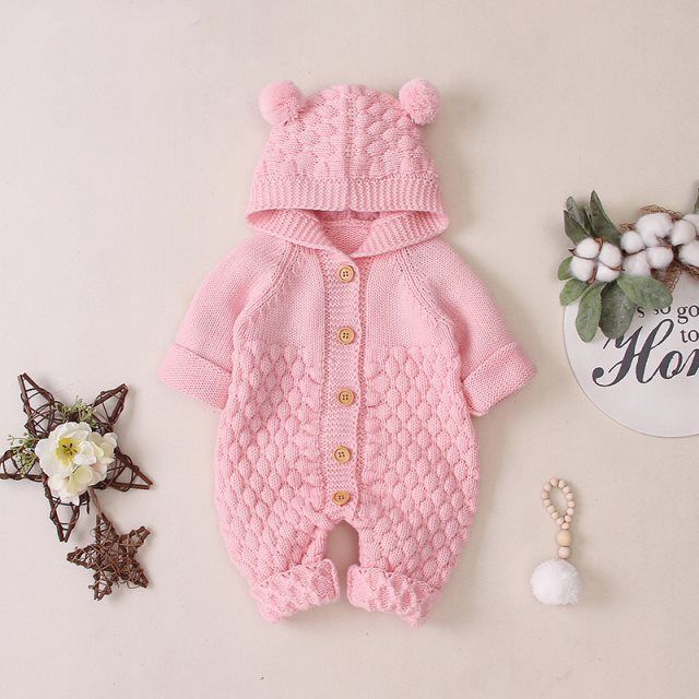 Baby knitted romper - Image 4