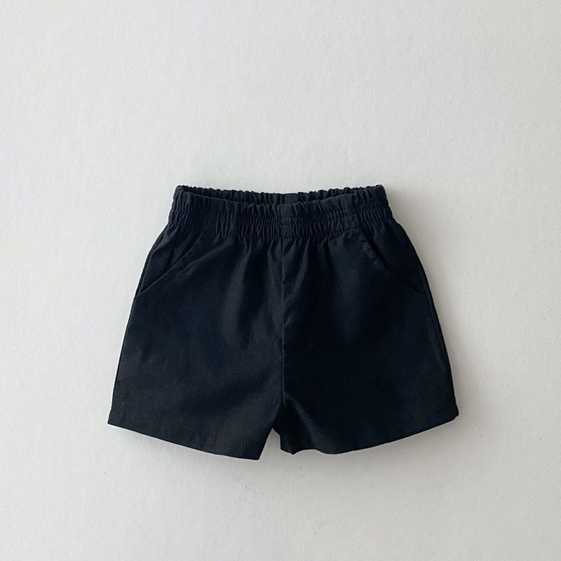 Ins Baby Loose Thin Cotton And Linen Shorts Childish Style - Image 2