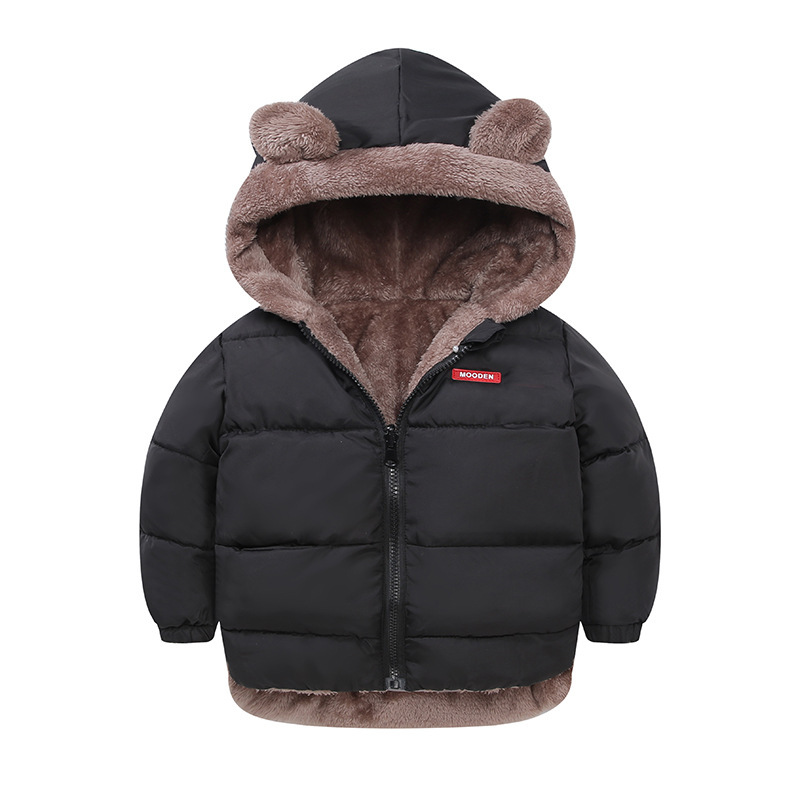 Boy's Cotton-padded Winter Jacket, Children's Cotton-padded Jacket, Double-sided Wear - Image 3