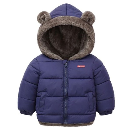 Boy's Cotton-padded Winter Jacket, Children's Cotton-padded Jacket, Double-sided Wear - Image 7