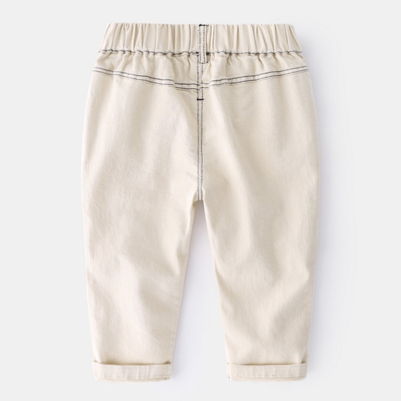 Korean Baby Solid Color All-Match Trousers - Image 2