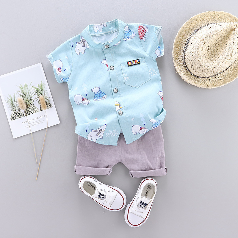 Summer New Children's Clothing Korean Boy Baby Infant Child - Image 4