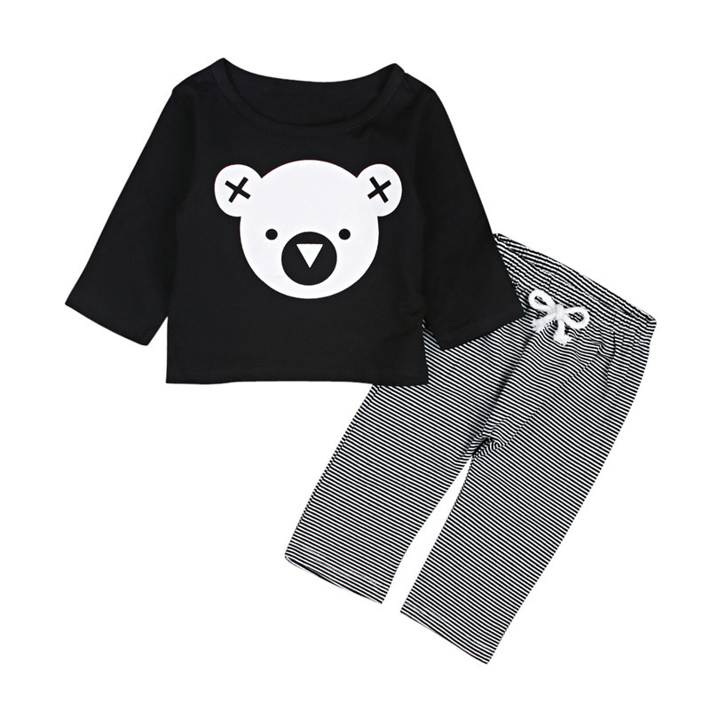 Koala Top Striped Pants Two Piece Kids - Image 2