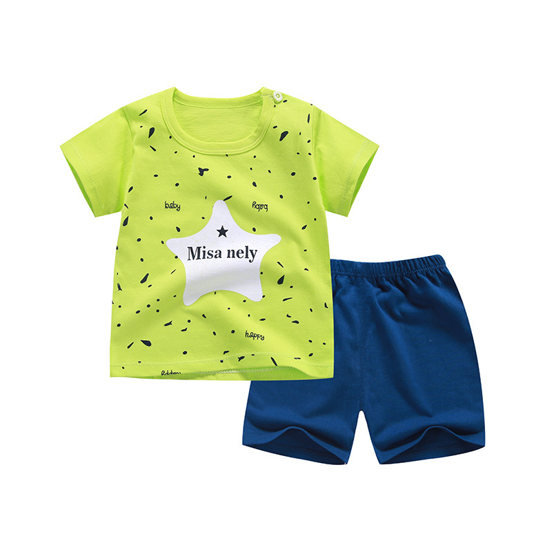 Pure Cotton Boys Korean Baby Clothes Wholesale New T-shirt Girls Kids Clothes - Image 2