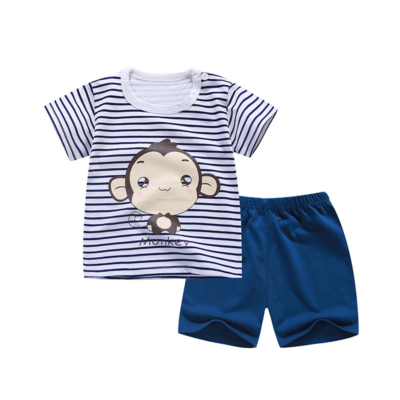 Pure Cotton Boys Korean Baby Clothes Wholesale New T-shirt Girls Kids Clothes - Image 4