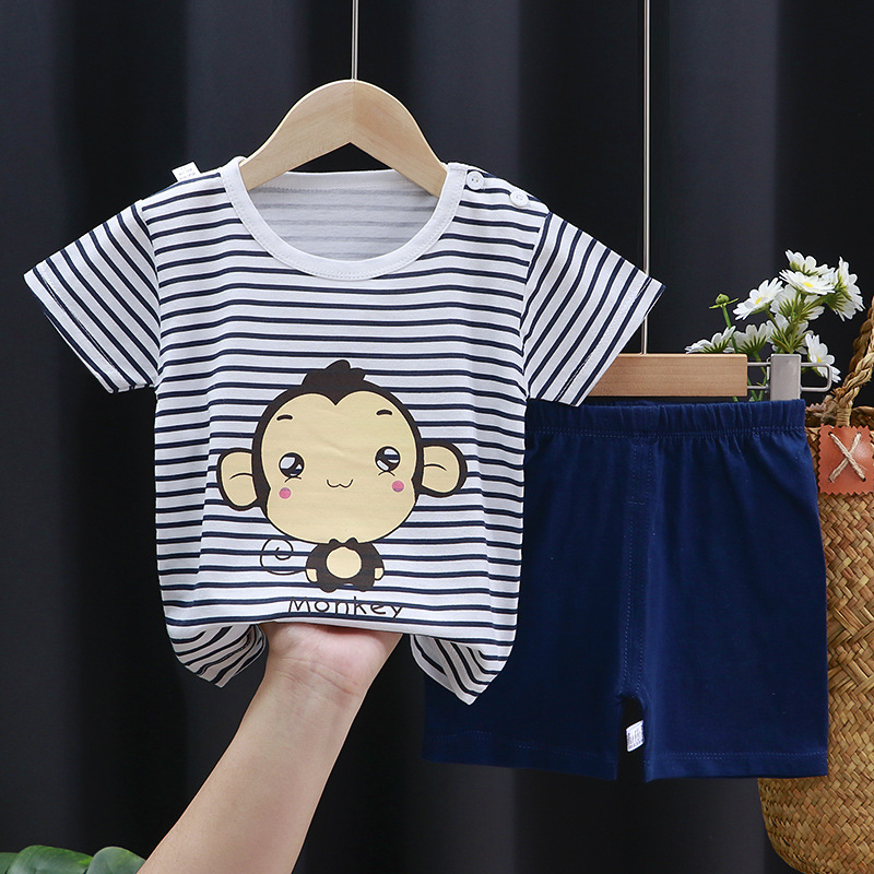 Pure Cotton Boys Korean Baby Clothes Wholesale New T-shirt Girls Kids Clothes - Image 6