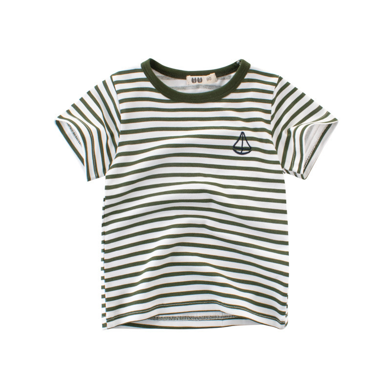 Boys' Cotton Kids Striped T-Shirt - Image 5