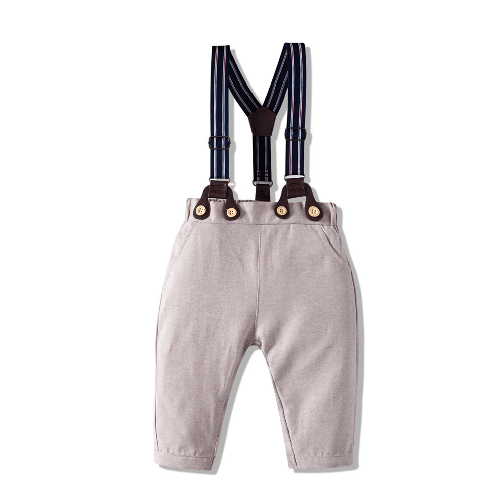 Autumn New Long Sleeve Khaki Suit Infant Clothing Boys' Gentleman Children'S Clothing - Image 4