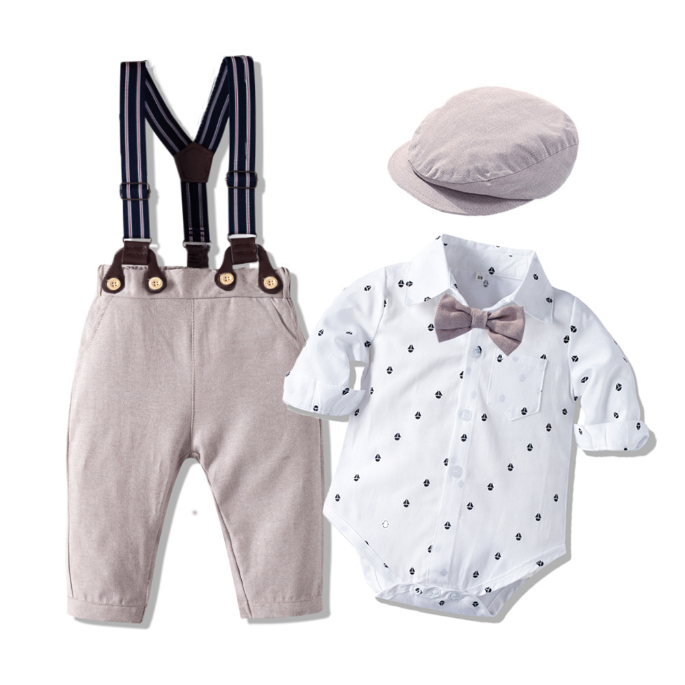 Autumn New Long Sleeve Khaki Suit Infant Clothing Boys' Gentleman Children'S Clothing - Image 6
