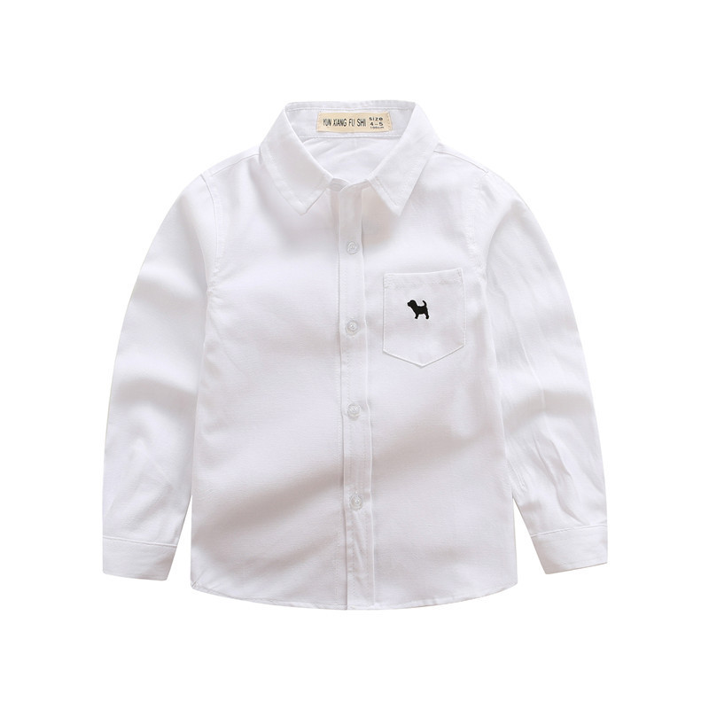 Children's Shirts Boys' Long-sleeved Shirts - Image 2