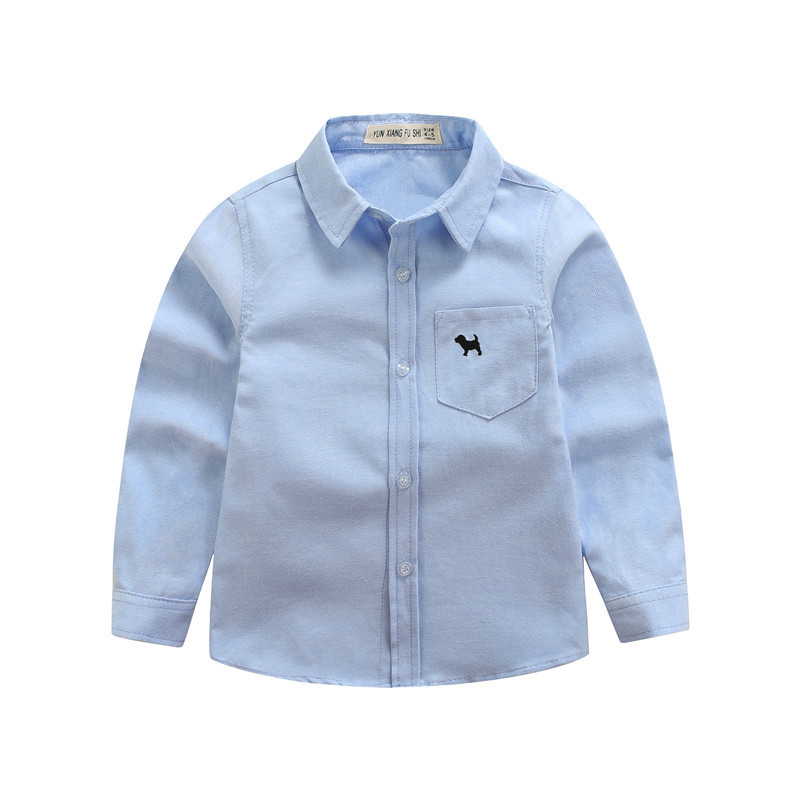 Children's Shirts Boys' Long-sleeved Shirts - Image 5