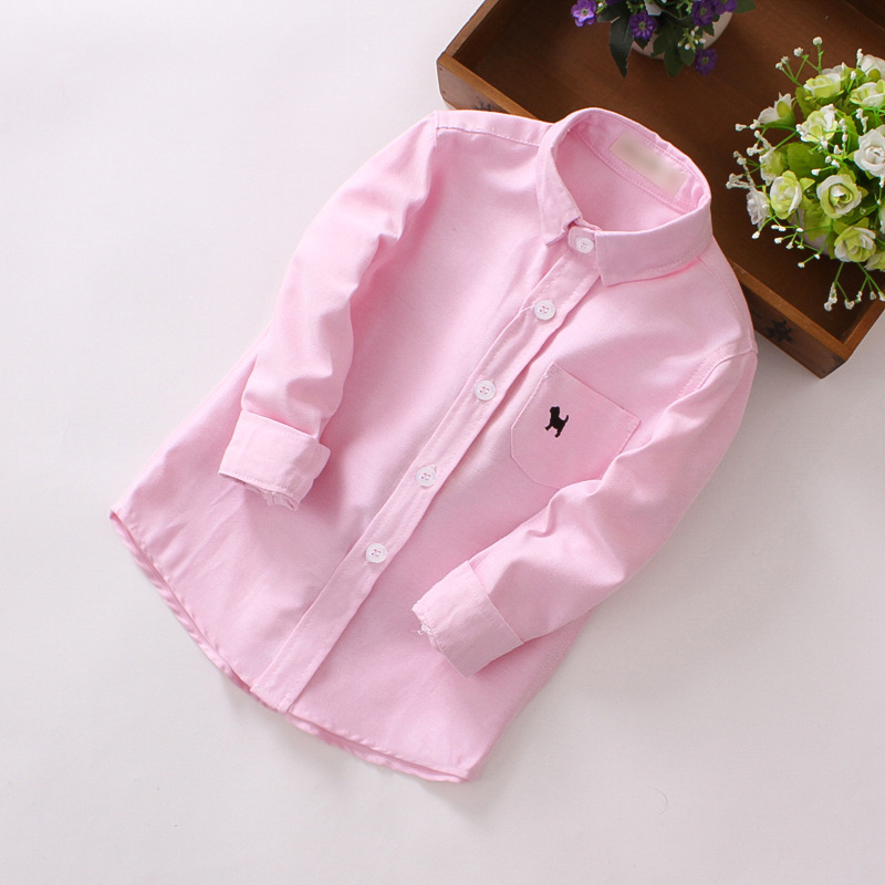 Children's Shirts Boys' Long-sleeved Shirts - Image 6