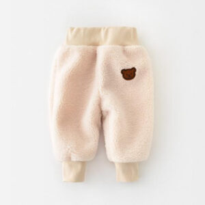 Baby Fleece Large PP Lamb Fleece Outer Wear Pants