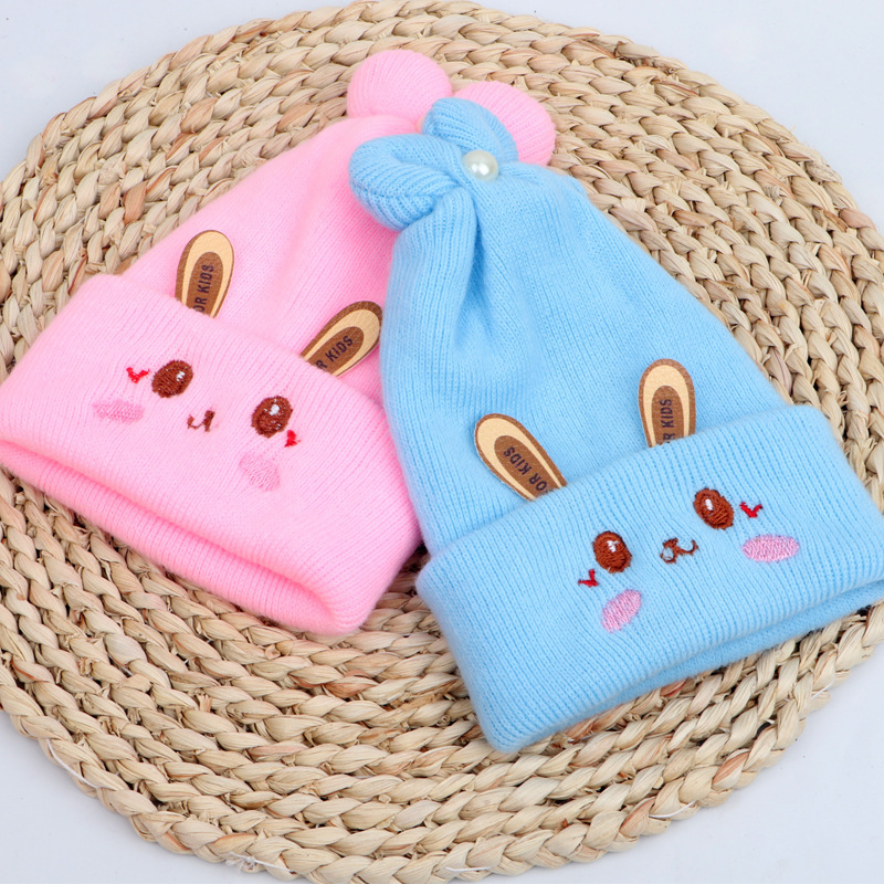 Autumn And Winter Newborn Baby Woolen Hats - Image 9