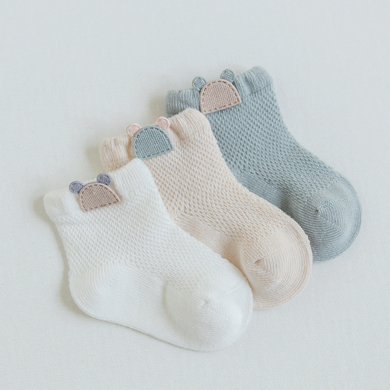 Socks Baby Stuff Mesh Newborn summer socks newborn Mesh Comfort - Image 7