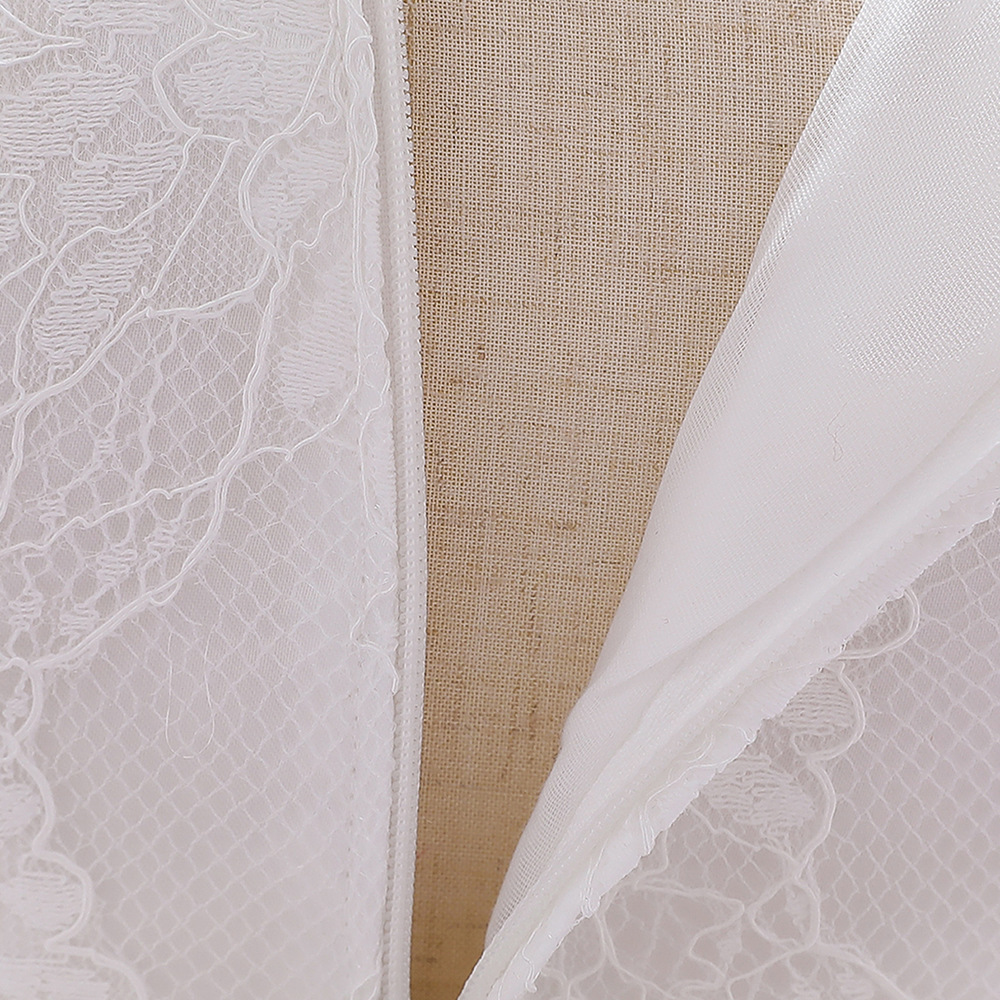 Children's Dress One Year Old Girl Lace Long Sleeve Puffy Baby Shower - Image 7